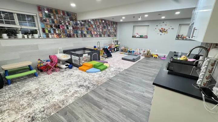 Our colorful playroom